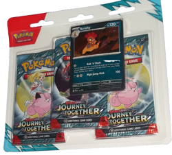 POKEMON TCG: THREE (3) SCARLET & VIOLET JOURNEY TOGETHER BOOSTER PACKS NISP - Image 3