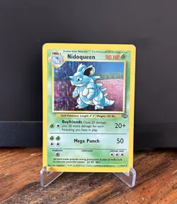 Pokemon TCG Nidoqueen Jungle 7/64 Holo Unlimited Holo Rare - Image 1