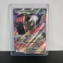 Pokemon Iron Treads ex 143/198 Base Set Scarlet & Violet Double Rare - Image 1