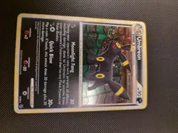 Pokemon 2010 Umbreon 10/90 Undaunted Holo Huge Swirl - Image 3