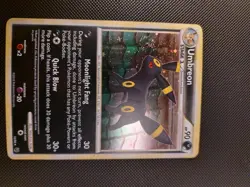 Pokemon 2010 Umbreon 10/90 Undaunted Holo Huge Swirl - Image 4