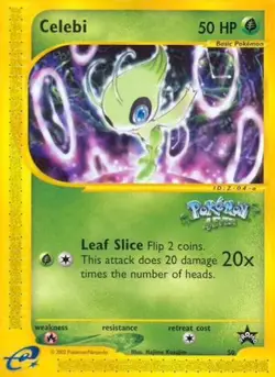Pokemon TCG - Celebi 50 - Pokemon 4 Ever - Wizards Black Star Promo [Light Play] - Image 1