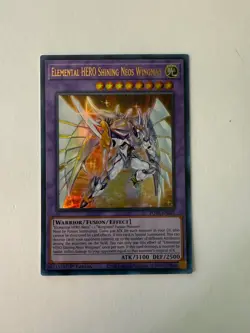 Yugioh - Elemental Hero Shining Neos Wingman - Ultra - 1st - POTE-EN041 - NM - Image 1