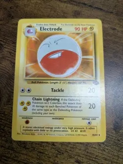 Pokemon TCG - Electrode 18/64 - Jungle Set Non-holo - Moderate Play (MP) - Image 3