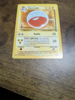 Pokemon TCG - Electrode 18/64 - Jungle Set Non-holo - Moderate Play (MP) - Image 4