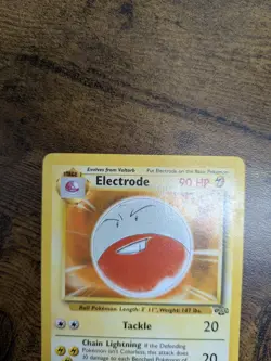 Pokemon TCG - Electrode 18/64 - Jungle Set Non-holo - Moderate Play (MP) - Image 5