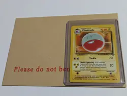 Pokemon TCG Jungle Set Electrode Card 18/64 LP - Image 3
