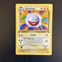 Electrode 18/64 Pokemon TCG Jungle Set 1st Edition - Image 1