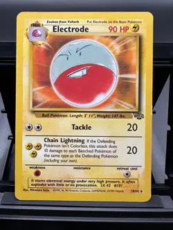 Electrode 18/64 Jungle Rare Pokemon TCG 1999 HP - Image 1