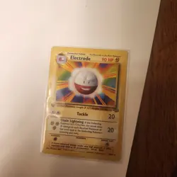 1st edition Electrode 18/64 Jungle Regular (non holo) Heavy played pokemon TCG - Image 1