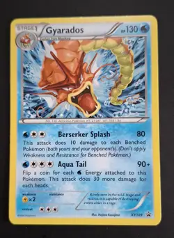 Pokemon Gyarados TCG Black Star Promo Holo Card XY109 Near Mint Condition - Image 1