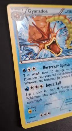 Pokemon Gyarados TCG Black Star Promo Holo Card XY109 Near Mint Condition - Image 2