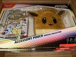 Lot Of 3 Pokemon Prismatic Evolutions Accessory Pouch Special Collection Sealed - Image 2