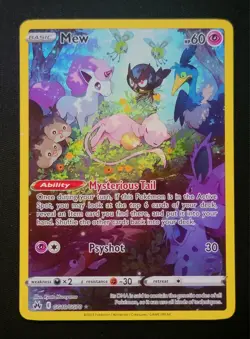 Pokemon TCG Crown Zenith Mew Galarian Gallery GG10/GG70 NM/M Holo Rare English - Image 1