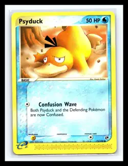 💥 Psyduck Pokemon 2003 TCG (Sandstorm Set) Non Holo Foil # 73/100 - Image 1