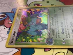 Venusaur 28/100 Crystal Guardians Reverse Holo NM/LP Pokemon TCG - Image 3