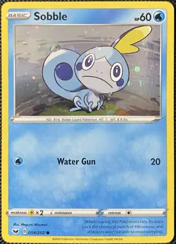 Sobble - (Cosmos Holo) 054/202 Blister Exclusives (See Photos) Pokemon Card - Image 1