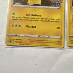 Pokemon TCG Pikachu GO Promo Card Lot SWSH234 Foil & Regular x2 English - Image 5