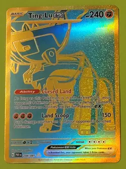 Ting-Lu ex 244/091 Paldean Fates Hyper Rare Pokemon Card - Image 1