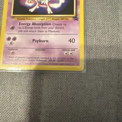 NM-Mewtwo Kids WB Presents Pokemon The First Movie Rare 1995 pokemon card No. 3 - Image 4