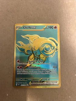 Pokemon TCG - Chi-Yu EX 241/091 Paldean Fates Hyper Rare Card NM Condition - Image 1