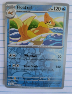 Floatzel 058/182 Destined Rivals Reverse Holo Pokemon Card NM - Image 1