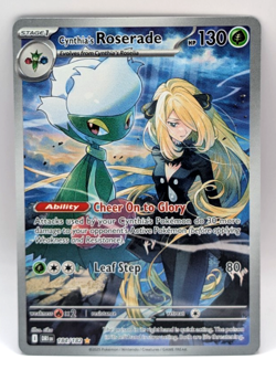 Cynthia's Roserade 184/182 Illustration Rare Destined Rivals Pokemon Card NM - Image 1