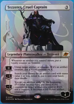 Tezzeret, Cruel Captain (Borderless) FOIL Edge of Eternities NM (510859) - Image 1