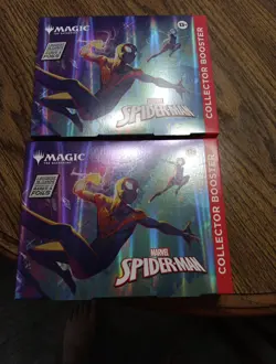 Magic The Gathering Marvels Spider-Man Collector Booster Omega Sealed *LOT of 2* - Image 1