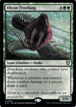 MTG Ohran Frostfang (199) | NM | Commander: Outlaws of Thunder Junction {OTC} - Image 1
