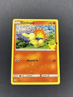 Pokemon TCG Cyndaquil Shining Fates Holo Promo Card 10/25 M918 - Image 1