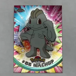 Pokemon 2000 Topps Chrome #66 Machop TV Animation - Image 1