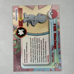 Pokemon 2000 Topps Chrome #66 Machop TV Animation - Image 2