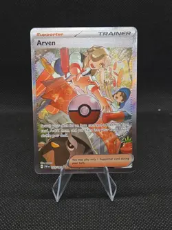 Arven 235/091 - SPECIAL ILLUSTRATION RARE - Paldean Fates - Pokemon TCG - NM - Image 1