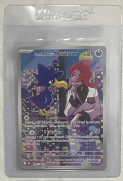 2025 Pokemon Team Rocket's Murkrow - 106/098 - SV10: Glory of Team Rocket - RAW - Image 1
