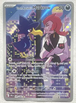 2025 Pokemon Team Rocket's Murkrow - 106/098 - SV10: Glory of Team Rocket - RAW - Image 4