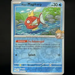 Pokemon TCG Destined Rivals Misty's Magikarp Reverse Holo Common 048/182 NM - Image 1