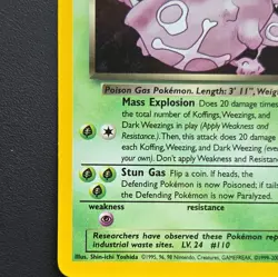 Dark Weezing 14/82 Pokemon TCG Team Rocket Unlimited Holo Rare NM - Image 2