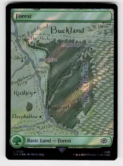 Universes Beyond: The Lord of the Rings #721 Forest (0721) (Surge Foil) - Image 1