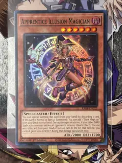 *** APPRENTICE ILLUSION MAGICIAN *** SUPER RARE 1ST EDITION RA04-EN023 YUGIOH! - Image 1