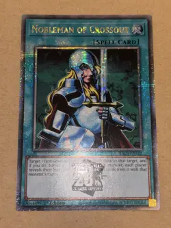 Nobleman Of Crossout RA03-EN102 Quarter Century Secret Rare YuGiOh! NM - Image 1