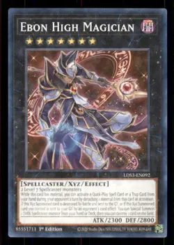 Yugioh Ebon High Magician #LDS3-EN092 Legendary Duelists: Season 3 LP - Image 1
