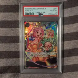 ONE PIECE THE BEST2 Rebecca SP OP05-091 PSA10 Trading Card Authentic - Image 1