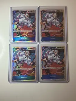 Yamato OP13-054 Carrying On His Will 4 Foil Card Play Set Lot One Piece - Image 1