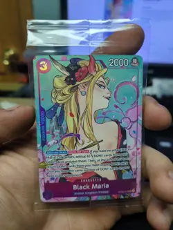 Black Maria OP08-074 Illustration Box Vol. 2 Promo SEALED - Image 1