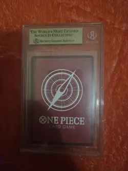 One Piece 2024 PSA Magazine Exclusive Promo Monkey D. Luffy OP05-060 BGS 10 - Image 2