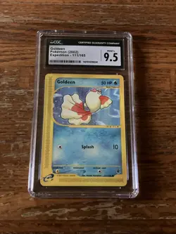 2002 Pokemon Expedition #111/165 Goldeen CGC 9.5 MINT+ Graded - Image 2