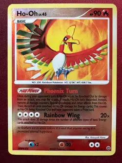 HO-OH 10/132 Secret Wonders REVERSE HOLO RH rare Pokemon TCG card NM - Image 1