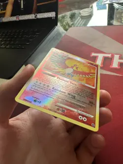 HO-OH 10/132 Secret Wonders REVERSE HOLO RH rare Pokemon TCG card NM - Image 3