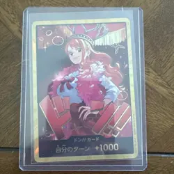 Nami Gold Don Card One Piece Japanese Extra Booster Heroines Edition - Image 1